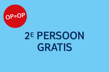 2e persoon gratis