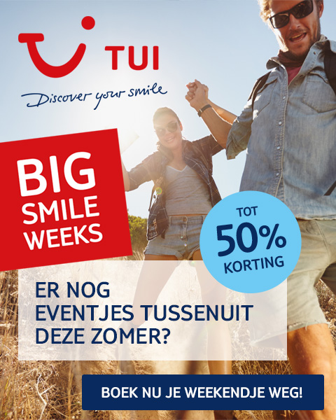 Nu nog tot -50% korting op jouw weekendje weg deze zomer