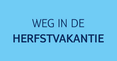 Weg in de herfstvakantie