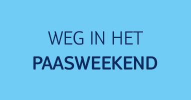 Weg in het Paasweekend