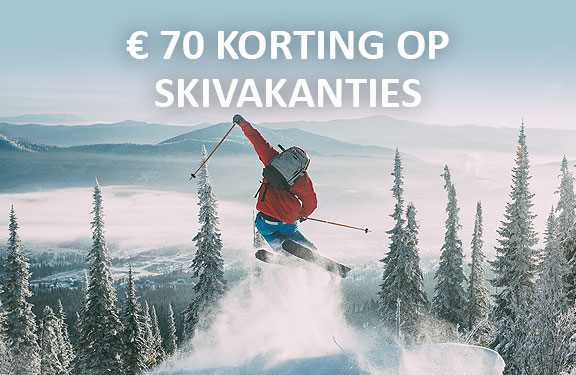 70 euro korting op skivakanties