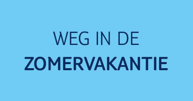 Weg in de zomervakantie