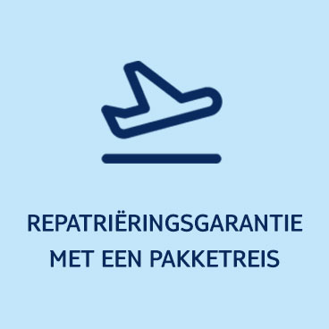 repatriëringsgarantie met een pakketreis